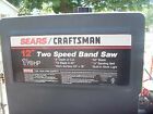 113.248290 Craftsman Sears 12 2 Speed Band Saw All Metal Table Tilt Head