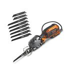 15-182us Vonhaus Compact Reciprocating Saw Kit With Blades Extra Long