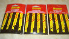 16965 Starrett Assorted Bimetal Jigsaw Blades Universal Shank Usa 049659169652