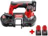 2429-21xc-48-11-2411 Milwaukee Band Saw Cordless Two Ah Batteries 0895101123877