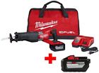 2722-21hd-48-11-1812 Milwaukee Fuel Brushless Cordless Super Sawzall Saw Kit 0895101017350
