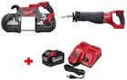 2729-20-2721-20-48-59-1890 Milwaukee Sawzall Reciprocating Band Saw Combo Kit Lithium 0845000000472