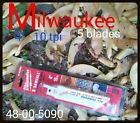 48-00-5090 10 Metal 100mm Reciprocating " 5 4 Blades Tpi Sawzall Bi Milwaukee