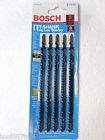 T344d 5 Cutting Wood Jigsaw Blades Fast 6 T-shank Pk 6tpi Bosch