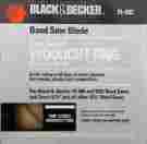 74-482 74-484 Fine Scroll Wood Cutting Band Blade Genuine Black Decker Saw 52-3 4 X 1 8 14tpi New Nib 028874744820