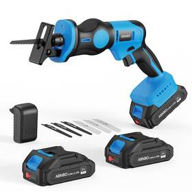 R002 Abnbo 20v Cordless Reciprocating Saw Brushless Electric With 2 B