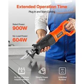 Amp 197988892113 Corded Reciprocating Saw 120 Volt 75 2800 Spm Variable Speed 118