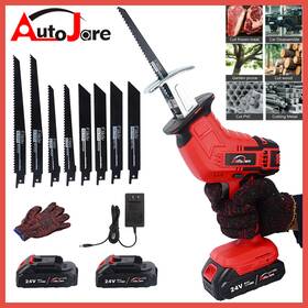 Us-j1802 Autojare Electric Reciprocating Saw With 2 Li-ion Battery Cutting Tools Cordless