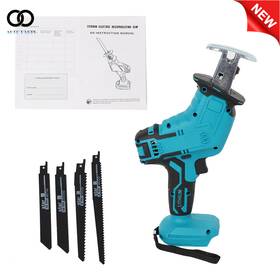 Apo183200 Autoooparts Electric Reciprocating Saw 4 Blades Cutting Cordless For 18v Makita Battery