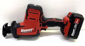 Bauer 193175439437 20v Brushless Cordless Reciprocating Saw With 1 5ah Battery - No Charger