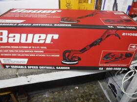 21105e-b Bauer 193175457783 New 5 Amp 9 Inch Variable-speed Drywall Sander 59166