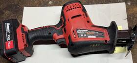 3659952216 Bauer 20v Hypermax Li-ion Cordless Reciprocating Saw With 5ah Battery