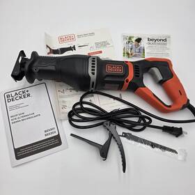 Bes302 Black Decker Nib And Corded Reciprocating Saw 7amp