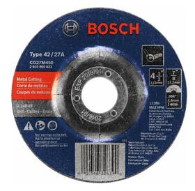 Cg27m450 Bosch 000346326390 5-pack 4-1/2 Inch X 3/32 24 Grit Light Grinding/metal Cutting Wheels