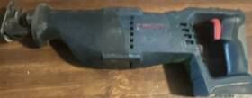 S10005384 Bosch Reciprocating Saw Battery Powered No Blue Black Used