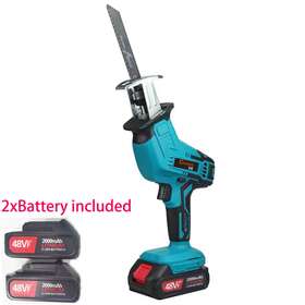 Chang De 21v2000mah 21v Cordless Compact Reciprocating Saw 2 Li-ion Batteries For Wood Metal Cutting