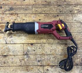 69087 Chicago Electric 7.5 Amp Corded Reciprocating Saw 120v Wood Plastic Metal