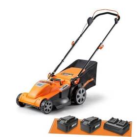 Clmf4817e Cleva 48v Max Brushless Mower With 2x24v 4.0ah Battery And A 17-inch