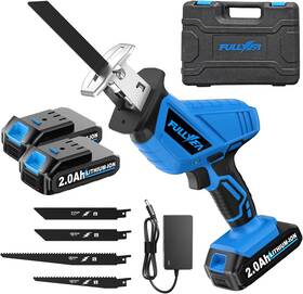 0-3500spm Corp 711181809534 Reciprocating Saw Cordless Variable Speed Saws With 2 B
