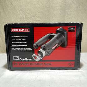 Craftsman 033287138210 19.2 Volt Cordless Cut Out Saw .115820