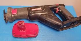 315.115740 Craftsman 314.115740 Rare Led 19.2v With Light Reciprocating Saw And Battery