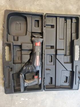 315.113.740 Craftsman 19.2v Cordless Reciprocating Saw With Hard Case. Tested
