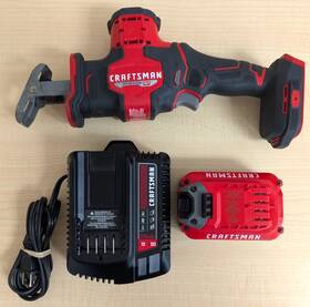 Cmcs340 Craftsman V20 Cordless Reciprocating Saw With 4.0ah Battery And Charger Tested