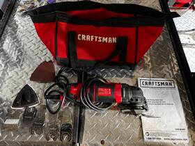 Cmew401 Craftsman Oscillating Tool With 5 Blades And Sanding Attachment 3.0 Amp