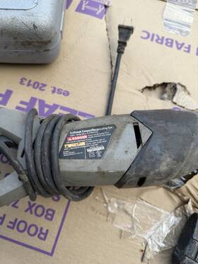 S02400405120 Craftsman Compact Reciprocating Saw Corded Electric 120v Gray Black