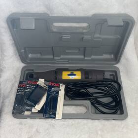 6109 Cummins Industrial Tools Power Carver With 6 Ryobi Blades And Case