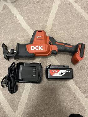 Kdjf22 Dck Brushless One-handed Reciprocating Saw Kit With 4.0 Ah Battery And Charger