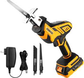 Dkrs20xl01-s1-b1020-u Dekopro Cordless Reciprocating Saw 20volt Battery Powered Mini Sa