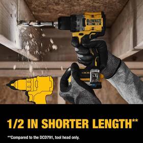 Dcd800p1wdcr010 Dewalt Power Drill 2.5 Inch Lithium-ion Cordless Compact Variable Speed Yellow