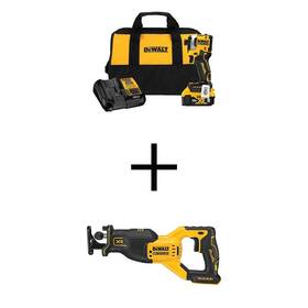 Dcf850p1wcs382b Dewalt Atomic Impact Driver Kit 1/4 Inch Reciprocating Saw 20v Max Li-ion Cordless