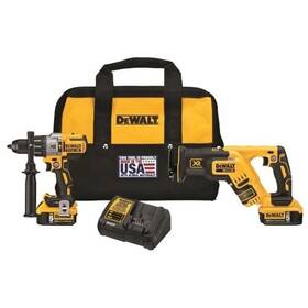 Dck294p2 Dewalt Max Xr Hammerdrill And Reciprocating Saw Kit
