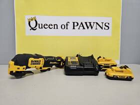 Dcs353 Dewalt 12v Oscillating Multi-tool With 2 Batteries And Charger -
