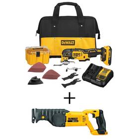 Dcs356d1wdcs380 Dewalt Oscillating Tool Kit Reciprocating Saw 20v Max Xr Li-ion Brushless