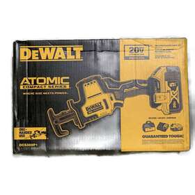 Dcs369p1 Dewalt Atomic 20v Max Cordless One-hand Compact Reciprocating Saw Kit