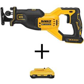Dcs382bwdcb240 Dewalt Reciprocating Saw 20v No Tool Blade Change Cordless Variable Speed Yellow