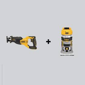Dcs382bwdcw600b Dewalt Reciprocating Saw Compact Router 20v Max Xr Li-ion Cordless Brushless