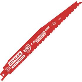 3008024 Diablo Demo Demon Reciprocating Saw Blades 25-pk. 9 Inch L 6/12 Tpi Model#