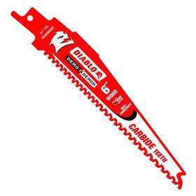 Diablo-ds0606cws3 Diablo 6 Inch 5/7tpi Demo Demon Carbide Teeth Reciprocating Saw Blade Wood 3pk