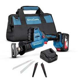Dong Cheng 426908265724 20v Sierra Rec Proca De Sable Inalambrica Con Bater A Heramienta Para Cortar Kit
