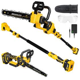 B0fmfrr13w Dooyutool 2-in-1 Electric Pole Saws Compatible Dewalt 20v Max Battery 10 Inch