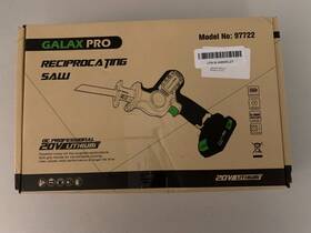 97722 Galax Pro Reciprocating Saw 20v Lithium 4amp Cordless Model #97722 Rotating Head