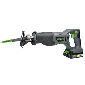 G20max Genesis 811285023048 20v Variable-speed Reciprocating Saw With 2.0ah Battery And Charger 1 Inch