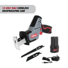 Greatstar 744110388169 Hyper Tough 12v Max Lithium-ion Compact Reciprocating Saw With 1.5ah Battery And