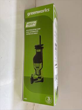 5762 Greenworks 48v/24v Dual-volt Reciprocating Saw Tool Only New In Box.nb