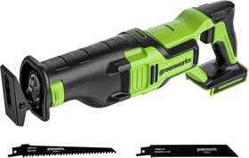 Greenworks 726084477278 24v Brushless 1-1/8 Inch Cordless Reciprocating Saw 2 700 Spm Tool O