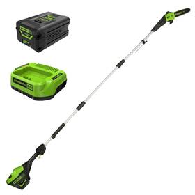 B0c2zhh6db Greenworks 60v 10 Inch Brushless Cordless Pole Saw 14.5 Ft. Reach 2ah Battery And Ch